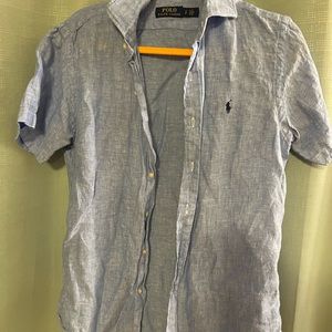Polo Ralph Lauren Light blue linen size S